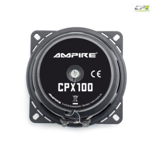 AMPIRE Koaxial-Lautsprecher 10cm mit 16mm Seidenkalotte, ohne Gitter (Paar)