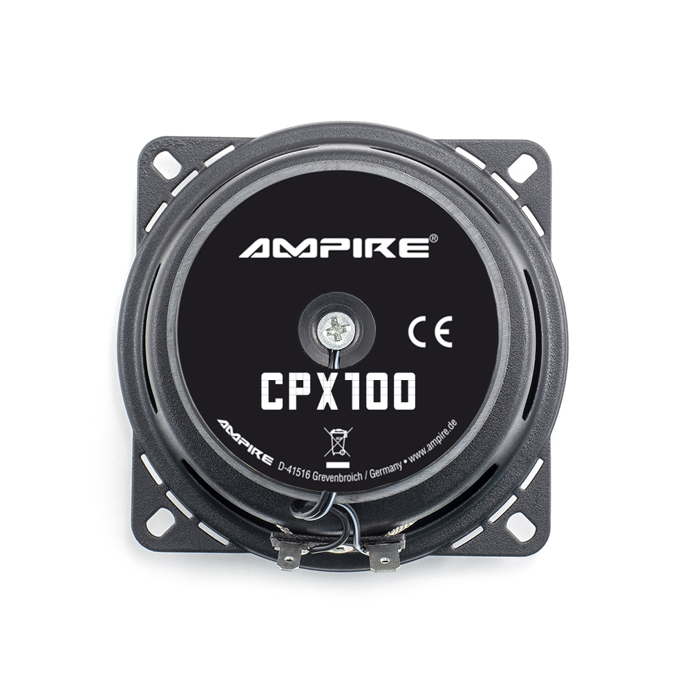 Ampire CPX100 Koaxial-Lautsprecher 10cm Paar ohne Gitter mit Seidenkalotte – Bild 11