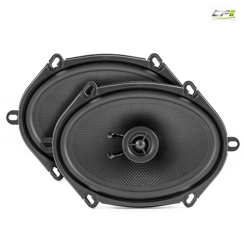 AMPIRE Koaxial-Lautsprecher 5''x 7'' mit 16mm Seidenkalotte, ohne Gitter (Paar)