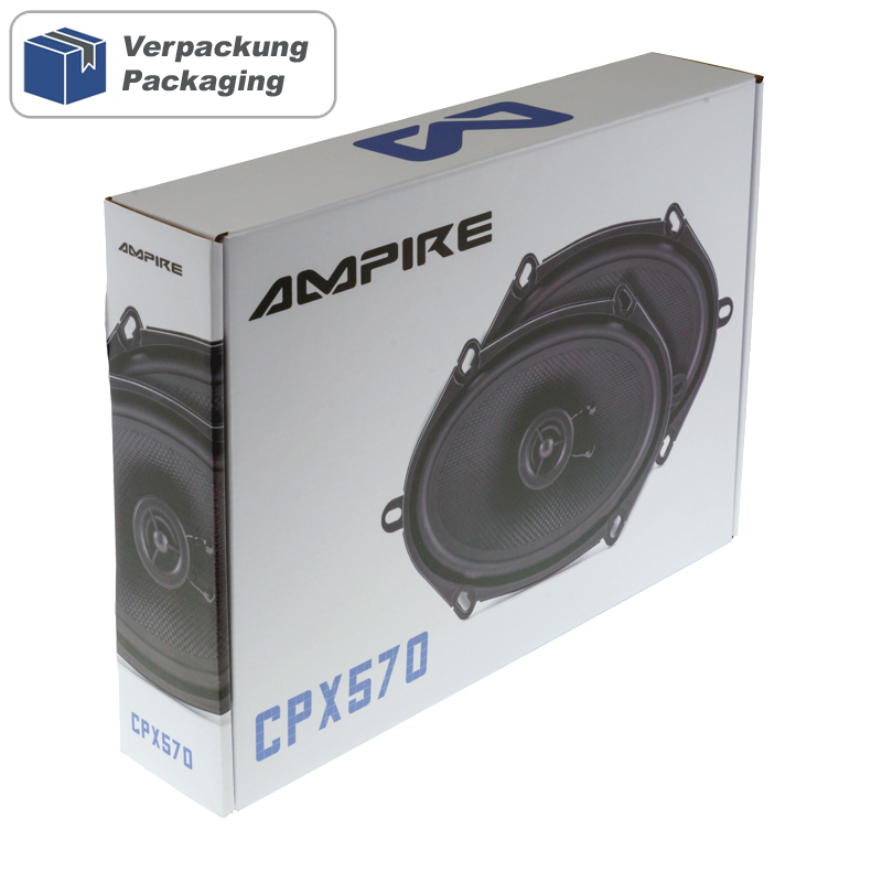 Ampire CPX570 Koaxial-Lautsprecher 5x7 Zoll Paar ohne Gitter CIPP-Cone Membrane – Bild 6