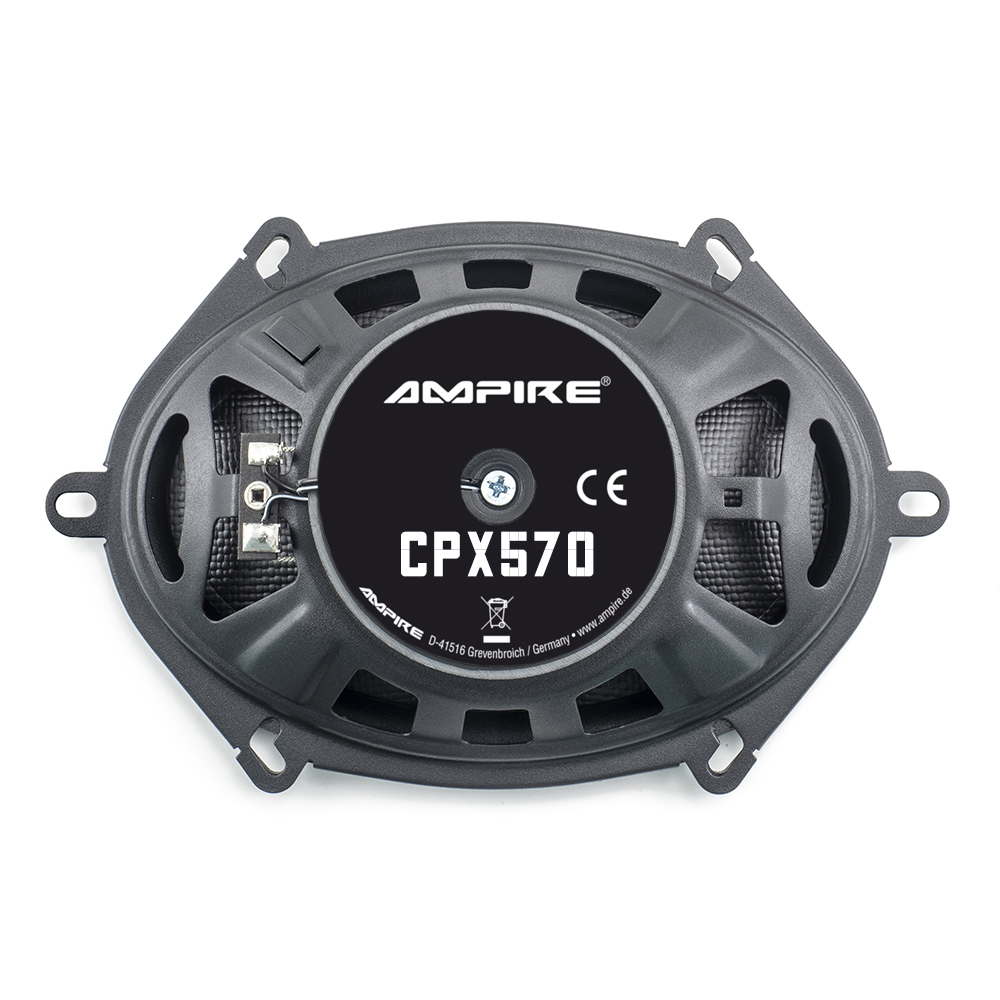 Ampire CPX570 Koaxial-Lautsprecher 5x7 Zoll Paar ohne Gitter CIPP-Cone Membrane – Bild 7