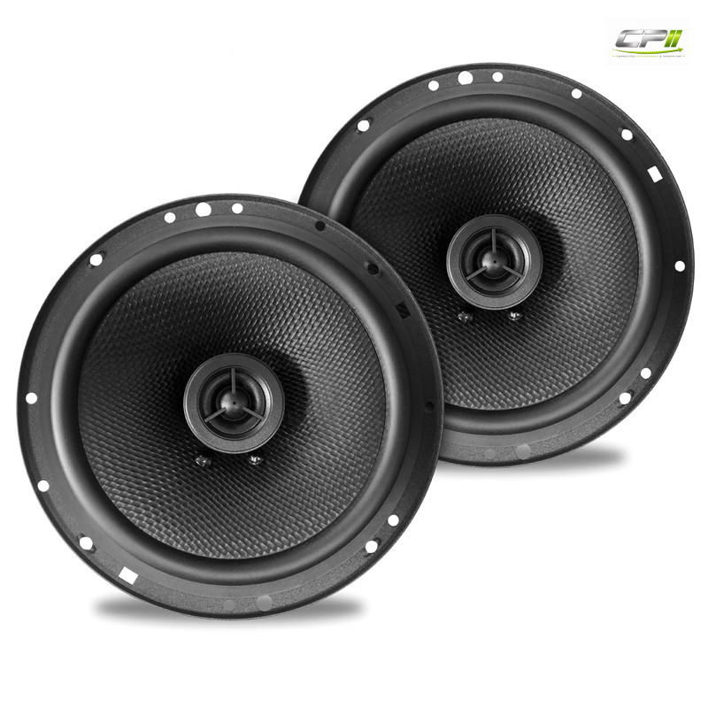 AMPIRE Koaxial-Lautsprecher mit 16mm Seidenkalotte, ohne Gitter, 16.5cm (Paar)