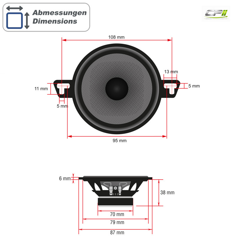 AMPIRE Koaxial-Lautsprecher ohne Gitter, 87mm (Paar) – AMPIRE-Koaxial-Lautsprecher-ohne-Gitter-87mm-Paar-CPX87_b_1 CPII