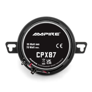 Ampire CPX87 Koaxial-Lautsprecher VW Golf 2 Polo 86c 2-Wege 87mm ohne Gitter – Bild 14