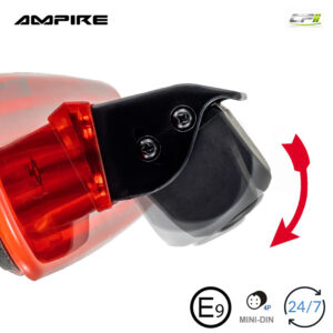 _AMPIRE Rückfahrkamera (CVBS), FIAT Doblo 2, OPEL Combo D (mit Flügeltüren)