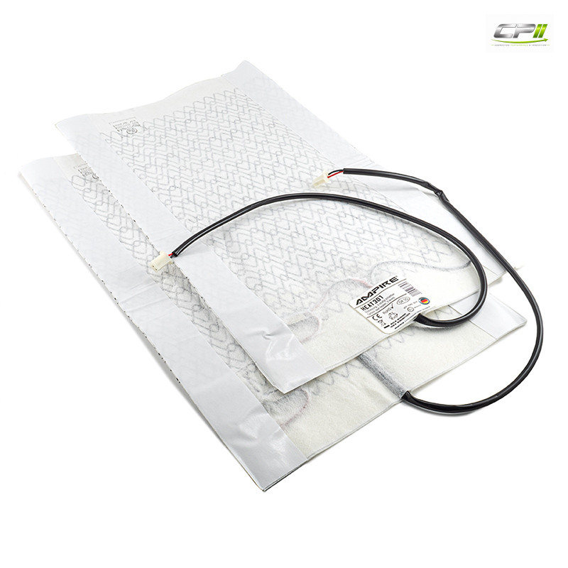 AMPIRE Sitzheizung, 2x 480x280mm, Taster 3-stufig, 12 Volt