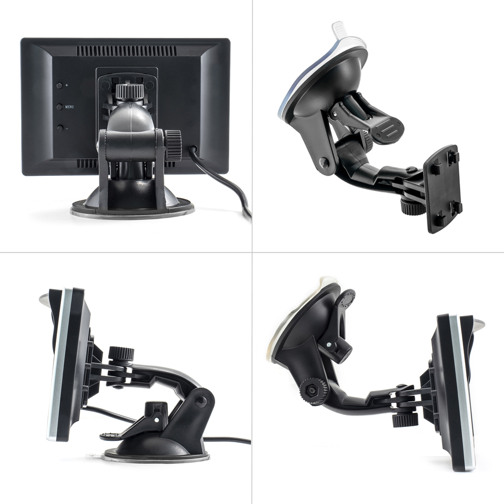 Ampire TFT-Monitor 5 Zoll Rückfahrkamera Universal 2 Videoeingänge AHD CVBS – Bild 14