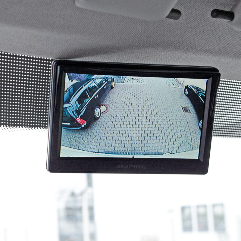 Ampire TFT-Monitor 5 Zoll Rückfahrkamera Universal 2 Videoeingänge AHD CVBS – Bild 19
