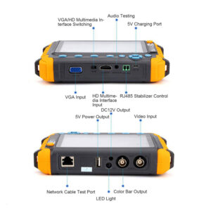 AMPIRE TM050 Test-Monitor 5 Zoll CVBS AHD HDMI VGA TVI CVI Eingänge – Bild 11