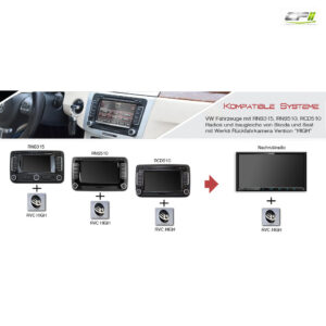 CAS Interface VW Werks-RFK HIGH an Nachrüst Head-Unit - PnP