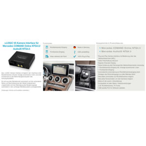 CAS V5-NTG46-PNP Kamera Interface MERCEDES Comand Online NTG4.5 Rückfahrkamera – Bild 4