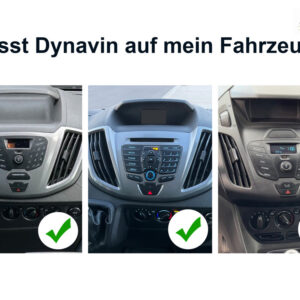 Android Autoradio Dynavin für Ford Transit 2014-2018 4/64 GB – D9-TS14 Plus Flex – C-01 CPII