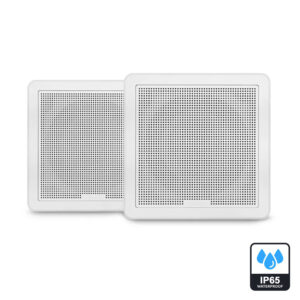 Fusion FM-F65SW Lautsprecher 6,5" quadratisch Marine IP65 120W Spitzenleistung – Bild 5