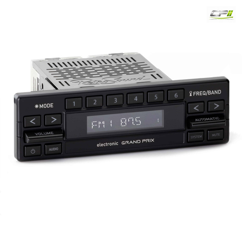 RETROSOUND Design "Grand Prix" DAB+ Komplett-Set mit Zubehör (ohne Radiomodul)
