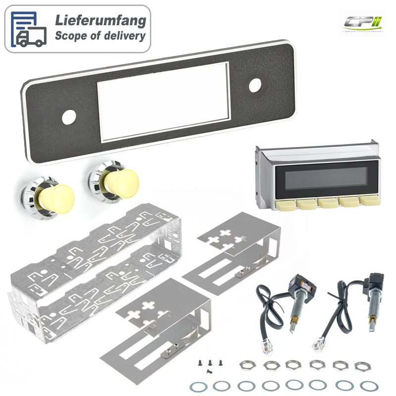 RETROSOUND Design "Ivory" DAB+ Komplett-Set mit Zubehör (ohne Radiomodul)