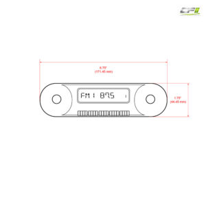 RETROSOUND Displayeinheit "Huntington" – Huntington CPII