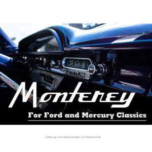 Retrosound FACE-MONTEREY Displayeinheit Ford Mercury 1960-1963 verchromt ohne – Bild 19