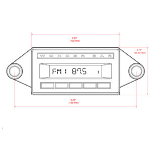 Retrosound FACE-WB3 Displayeinheit Wonderbar Radiomodul MOTOR-1DAB Steuerung – Bild 22