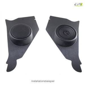 RETROSOUND Kickpanels für CHEVROLET 1955-56, schwarz ohne S-62 Lautsprecher