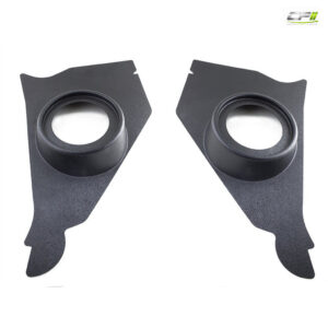 RETROSOUND Kickpanels für CHEVROLET 1955-56, schwarz ohne S-62 Lautsprecher
