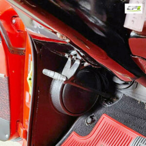 RETROSOUND Kickpanels für CHEVROLET 1957, schwarz ohne S-62 Lautsprecher
