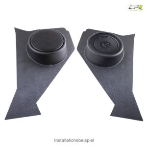 RETROSOUND Kickpanels für CHEVROLET 1957, schwarz ohne S-62 Lautsprecher