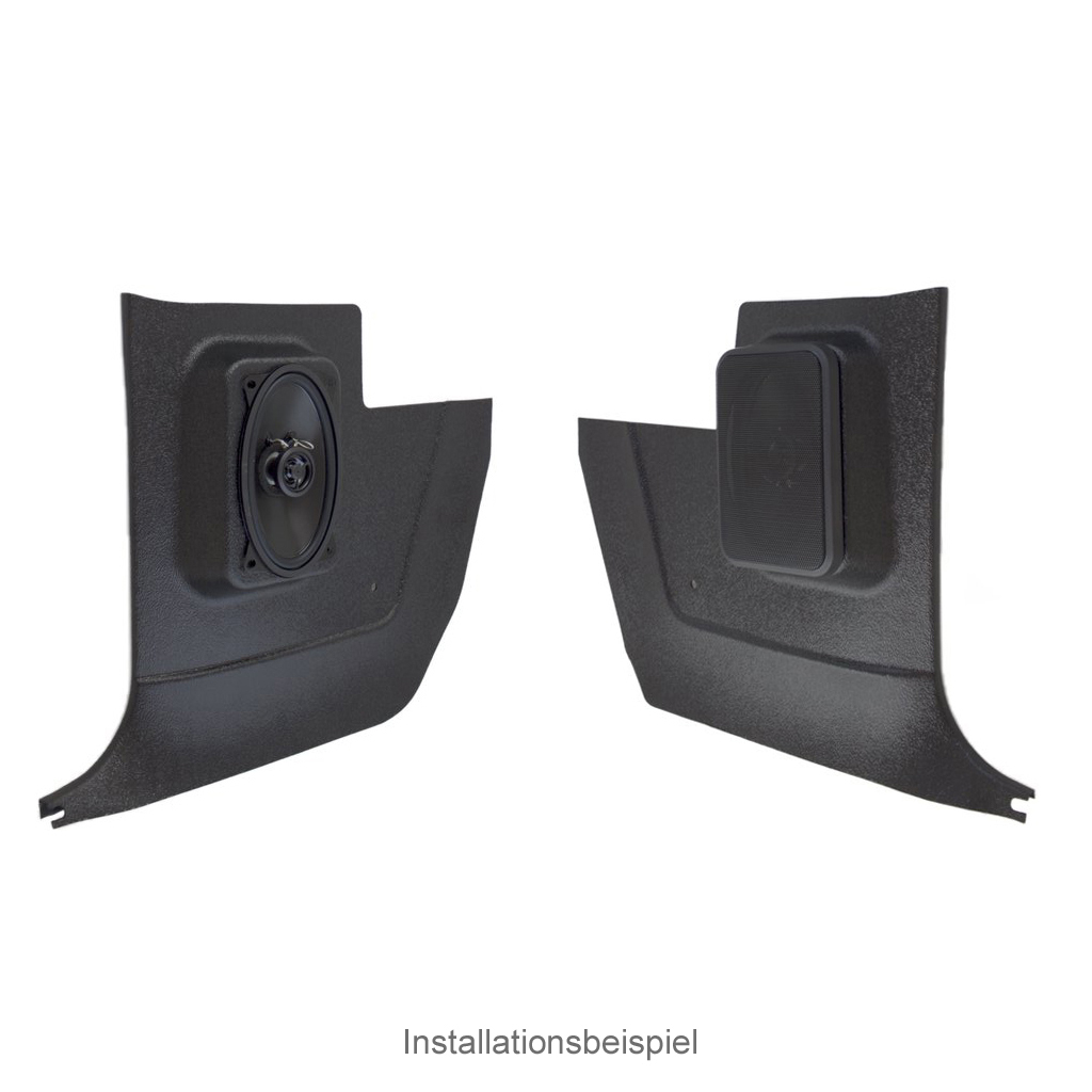 Retrosound KPM216476 Kickpanels MOPAR 1964-76 schwarz ohne R-463N Lautsprecher – Bild 6