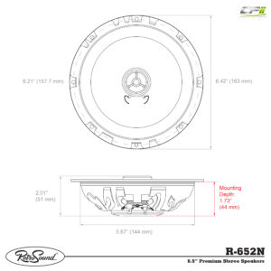 RETROSOUND Lautsprecher 6.5'', 165mm (Paar), Neodym – RETROSOUND-Lautsprecher-6-5-165mm-Paar-Neodym-R-652N_b_2 CPII
