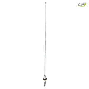 RETROSOUND Teleskopantenne, verchromtes Messing, Frontmontage