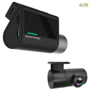 AMPIRE 2-Kanal Dashcam, 2K Front, 1080p Heck, 4G LTE, WLAN, GPS, inkl. 64GB