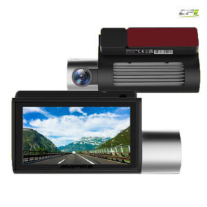 AMPIRE 2-Kanal Dashcam mit Touchscreen, 2K Front, 1080p Heck, 4G LTE, WLAN und GPS