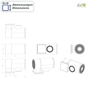 AMPIRE 2-Kanal Dashcam mit Touchscreen, 2K Front, 1080p Heck, 4G LTE, WLAN und GPS