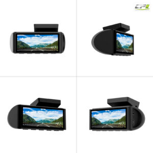 AMPIRE 2-Kanal Dashcam mit Touchscreen, 4K Front, 1080P Heck, WLAN, inkl. 64GB microSD