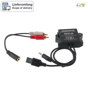 AMPIRE Bluetooth® Audio Empfänger mit 3.5mm Klinkenstecker, USB-A