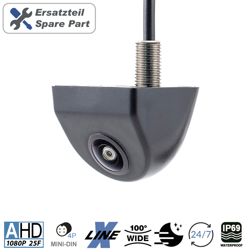 AMPIRE EK-KCA801 Ersatz-Rückfahrkamera AHD 100° ohne Kabelsatz für kompatible – Bild 2