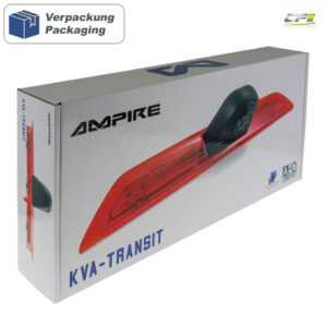 AMPIRE Kamera (AHD 1080P 25F/CVBS NTSC) FORD Transit 7. Gen. mit Dach H2 (Bj. 2014-2019)