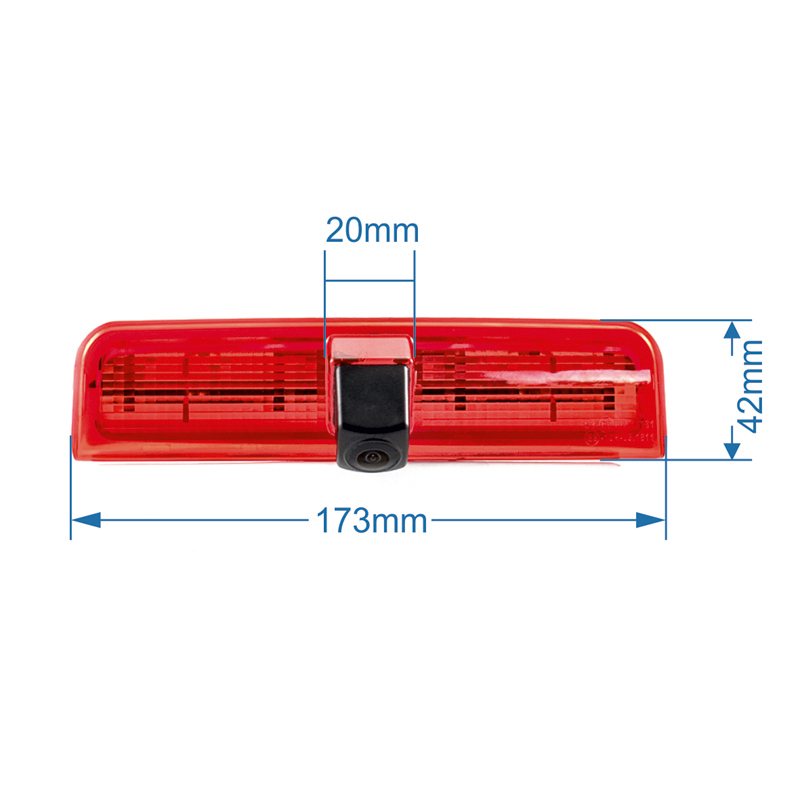 AMPIRE KVX-CADDY-3 Rückfahrkamera VW Caddy 3 2003-2015 Einbau Heckklappe – Bild 16