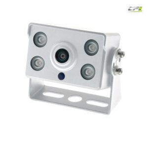 AMPIRE Mini Aufbau-Rückfahrkamera (CVBS) 137°, 10m Kabel, WEISS