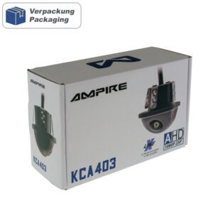 AMPIRE Mini Rückfahrkamera (AHD 1080P 25F/CVBS NTSC) 150°