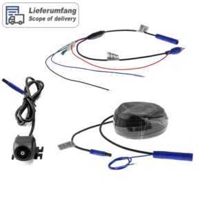 AMPIRE KAX702 Mini Rückfahrkamera 150° Weitwinkel IP69K wasserdicht 1080P – Bild 8