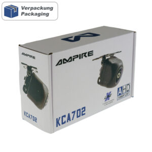 AMPIRE KAX702 Mini Rückfahrkamera 150° Weitwinkel IP69K wasserdicht 1080P – Bild 12
