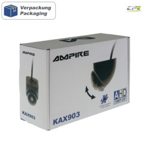 AMPIRE Mini Rückfahrkamera (AHD 1080P 25F/CVBS NTSC) 150°
