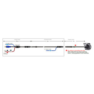 AMPIRE KAX602 Mini Rückfahrkamera AHD 1080P 180° IP69K wasserdicht universal – Bild 12