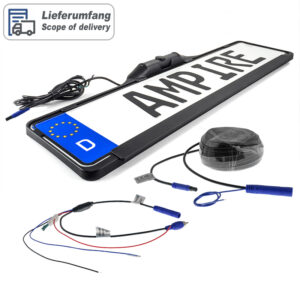 Ampire KAX505 Nummernschild-Kamera für deutsche EU-Kennzeichen AHD 1080P 150° – Bild 9
