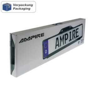 Ampire KAX505 Nummernschild-Kamera für deutsche EU-Kennzeichen AHD 1080P 150° – Bild 14