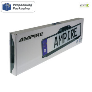 AMPIRE Nummernschild-Kamera (AHD 1080P 25F/CVBS 30F) 150°