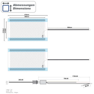 AMPIRE HEAT302-HD Sitzheizung 12V Heavy-Duty FMVSS 302 einstellbar Taster – Bild 11