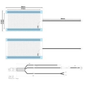 Ampire HEAT202-XXL Sitzheizung 2x650x320mm 12V 2-stufiger Schalter – Bild 15