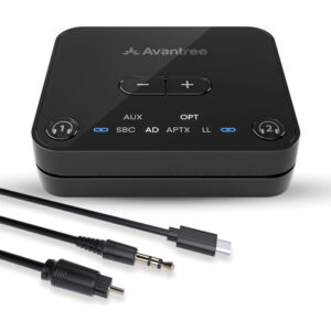 AMPIRE Audikast3 AVANTREE Bluetooth 5.3 Sender für zwei Kopfhörer Dual Link – Bild 16