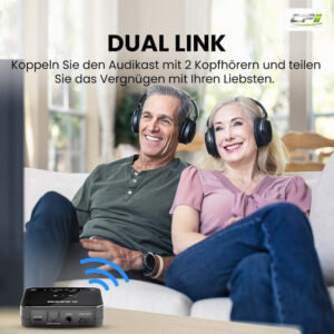 AMPIRE AVANTREE Bluetooth 5.3 Sender für zwei Kopfhörer